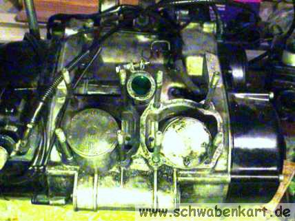 Die Zylinder sind abgenommen.